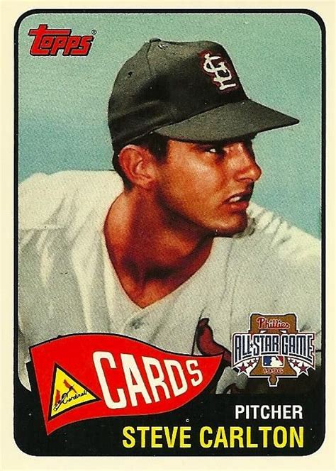 Exceptional eye appeal 1 of 32!! 1965 Topps Steve Carlton | Baseball history, Cardinals baseball, Baseball cards