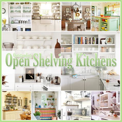 25 Stunning Open Kitchen Shelves Designs The Cottage Market Open