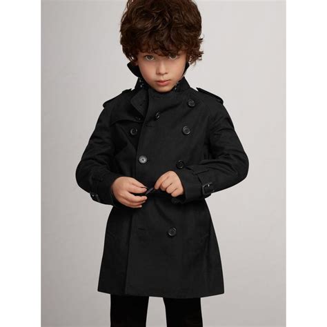 The Wiltshire Trench Coat In Black Burberry United States Kids