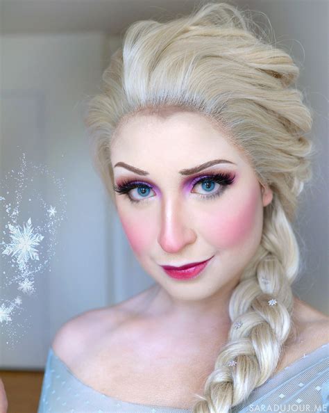 Elsa Cosplay Makeup From Frozen • Sara Du Jour