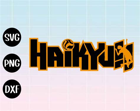 Haikyuu Logo Svg Haikyuu Svg Haikyuu Anime Svg Haikyuu Svg Etsy