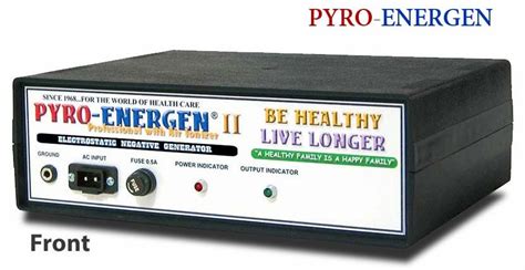 Electrostatic Therapy Machine Amazing Pyro Energen Ii® Machines Therapy Machine Therapy