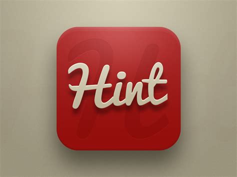 Hint App 2x By Mike Beecham On Dribbble
