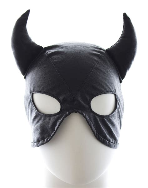 Bull Demon Hood Mask Black Wholesale Lingeriesexy Lingeriechina