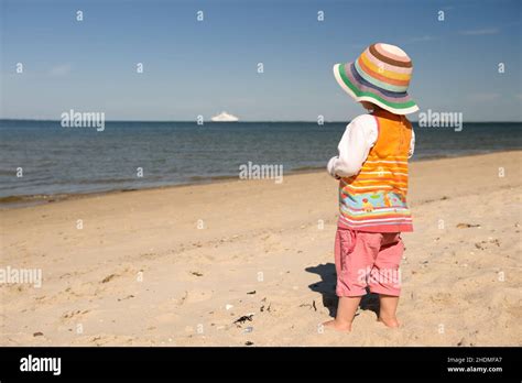 Child Beach North Sea Children Childs Kid Kids Beaches Seaside