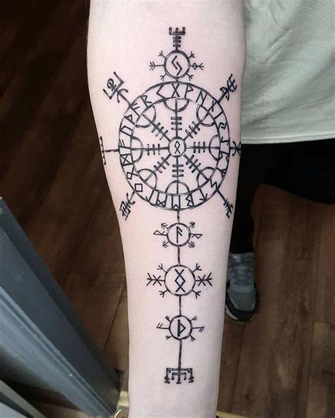 80 Viking Compass Tattoo Designs You Need To See Viking Compass