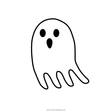 Ghost Coloring Page Ultra Coloring Pages