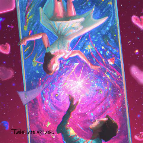 Twin Flame Fire and Ice Artwork - Twin Flame Art