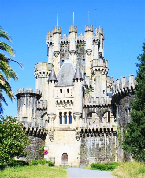Castle Castillo De Butron Gatika Basque Country Spain Beautiful