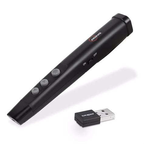 Wireless Presentation Presenter Receiver With Red Laser Pointer Usb