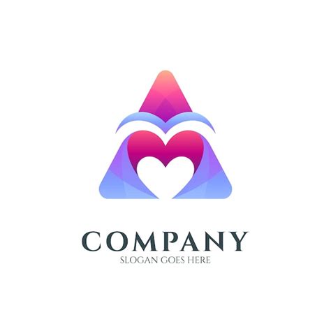 Premium Vector Letter A And Heart Or Love Logo