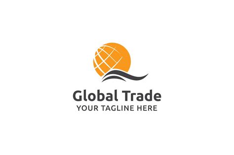 Global Trade Logo Template Creative Illustrator Templates ~ Creative