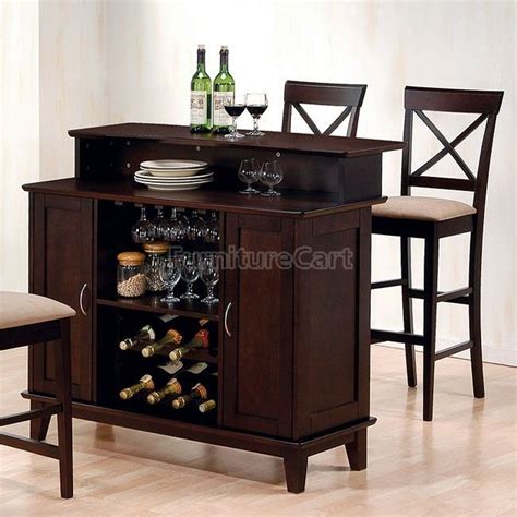 Mix And Match Bar Set With 2 Barstool Choices Cappuccino Coaster