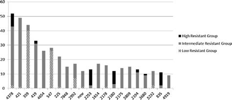 Distribution Of The 21 Most Common Gonorrhea Sequence Types In Patients