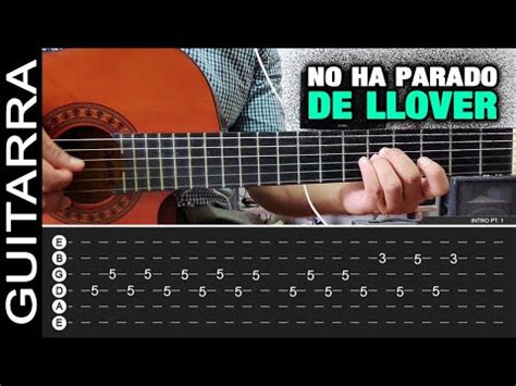 Mana Sebastián Yatra No Ha Parado De Llover Tutorial Guitarra HD
