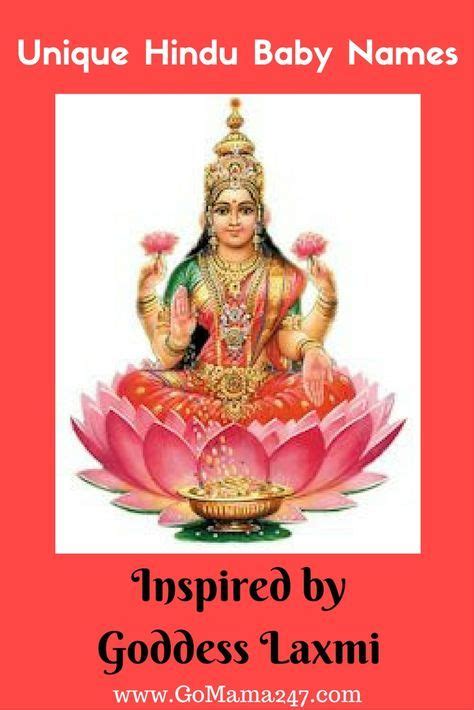 Unique Goddess Lakshmi Names for Baby Girls | Hindu baby ...