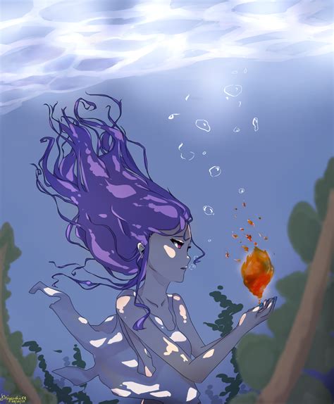 Underwater Anime Drawing By Miisa 011 On Deviantart