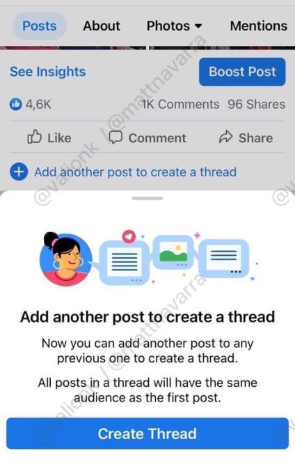Facebook Is Testing A Twitter Like Threads Feature On Some Public