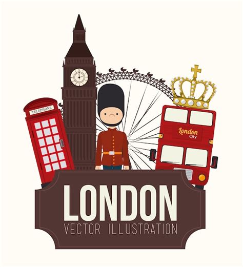 Design De Londres Vetor Premium
