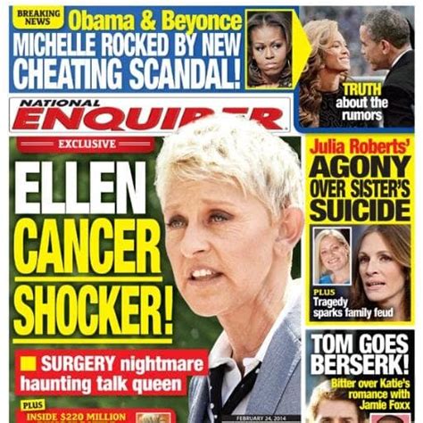ellen degeneres cancer shocker story not true the hollywood gossip