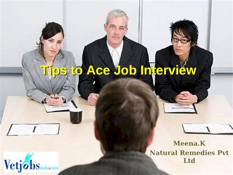Ppt How To Ace Job Interview Dokumentips