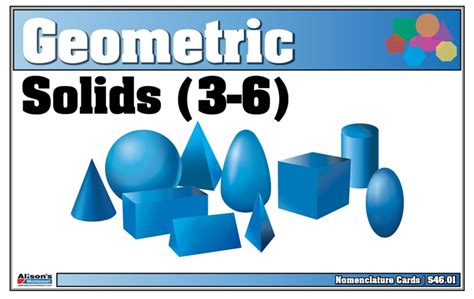 Montessori Materials Geometric Solids Nomenclature Cards 3 6 Printed