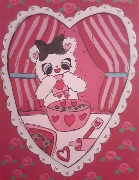 Add Some Love Valentines Illustration Pink Drawing Valentine Drawing