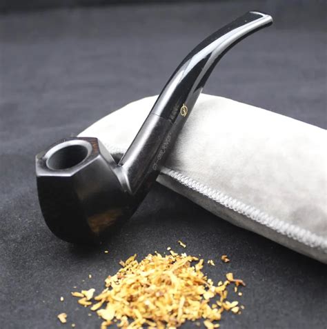 16 Tools Classic Handmade Natural Ebony Wood Weed Tobacco Smoking Pipe