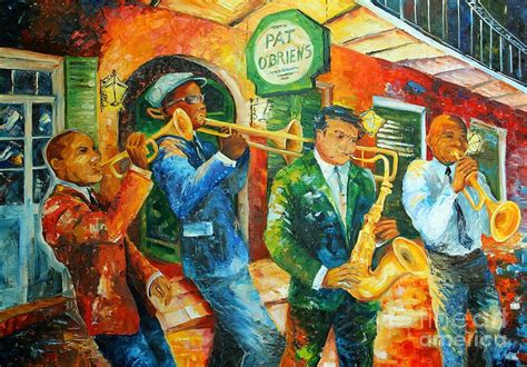 Jazz Jam In New Orleans Painting By Diane Millsap