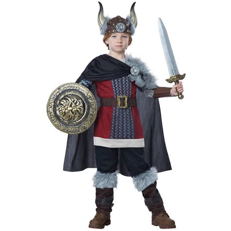 Viking Boys Halloween Fancy Dress Costume For Child Xs