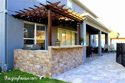 Maybe you would like to learn more about one of these? Our DIY Outdoor Kitchen | This Grey House