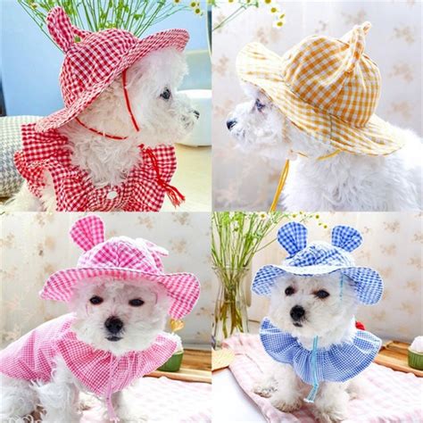 Summer Pet Dog Hat Outdoor Dogs Caps For Puppy Kitten Etsy