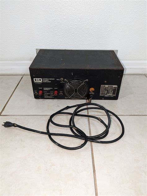 Vtg Bgw Stereo Power Amplifier Model 500d As Is Parts Repair Please Read Ebay