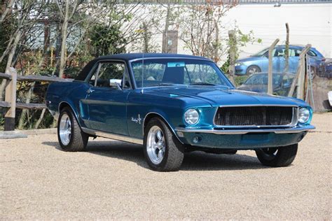 1968 Ford Mustang 351 Gt Coupe Auto Lagoon Blue Metallic Muscle Car