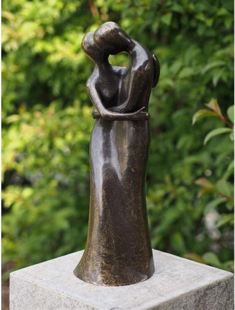 Statue De Jardin Statue En Bronze Couple Amoureux Moderne