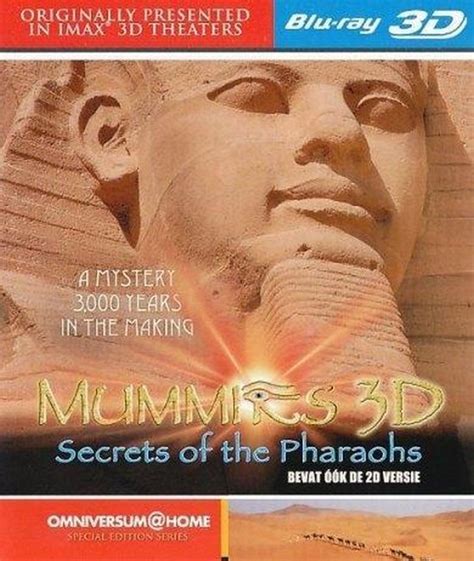 mummies secrets of the pharaohs imax 3d blu ray elana drago dvd s