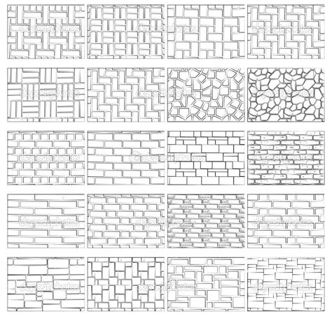 How To Draw Brick Texture