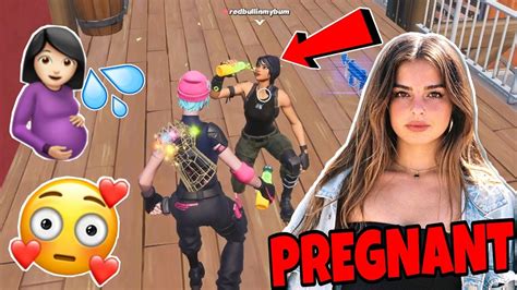 I Got His Fortnite Crush Pregnant 🥵 New Girlfriend Youtube