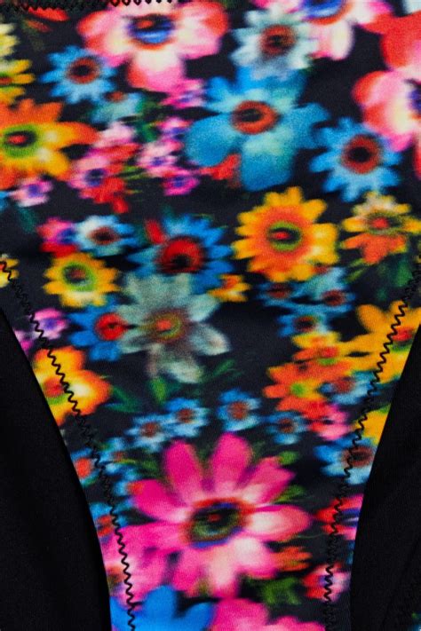 Multicolor Floral Print Low Rise Bikini Briefs Sale Up To 70 Off