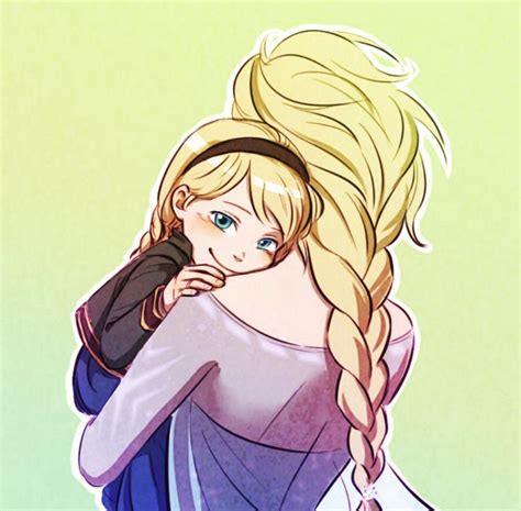 Motherly Art By Muuuuug On Tumblr Elsa S First And Only Daughter 😍🥰😇 R Frozen