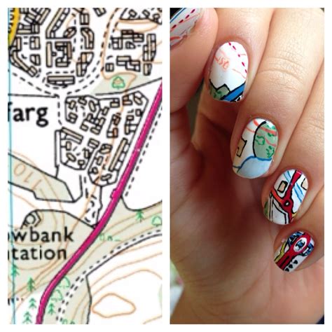 Map Nails Map Nails Nail Art Nail Designs