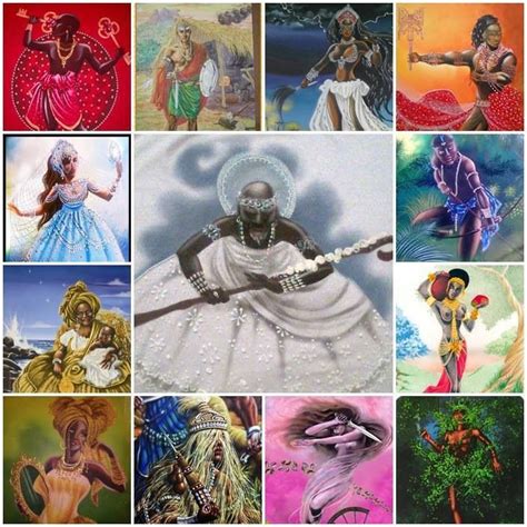 Orishas Collage Religión Orishas Yoruba Yoruba