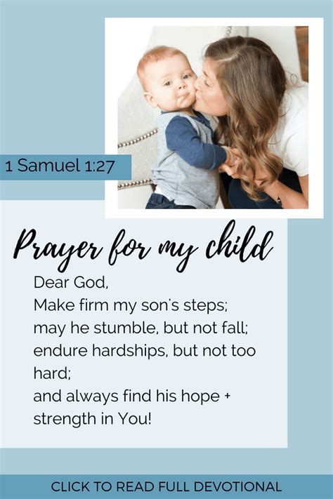 But have you ever thought how much she loves you and what all sacrifices she has made for you in her life? Devotional: Mother's Prayer for Her Child | Nourish Move Love