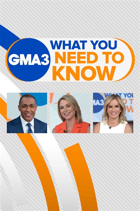 Gma3 What You Need To Know Full Cast And Crew Tv Guide