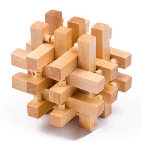 This is the solution to a fun wooden cube puzzle where each piece is connected using a string. New 3D Magic Cube Puzzle Wood Brain Teaser Wooden ...