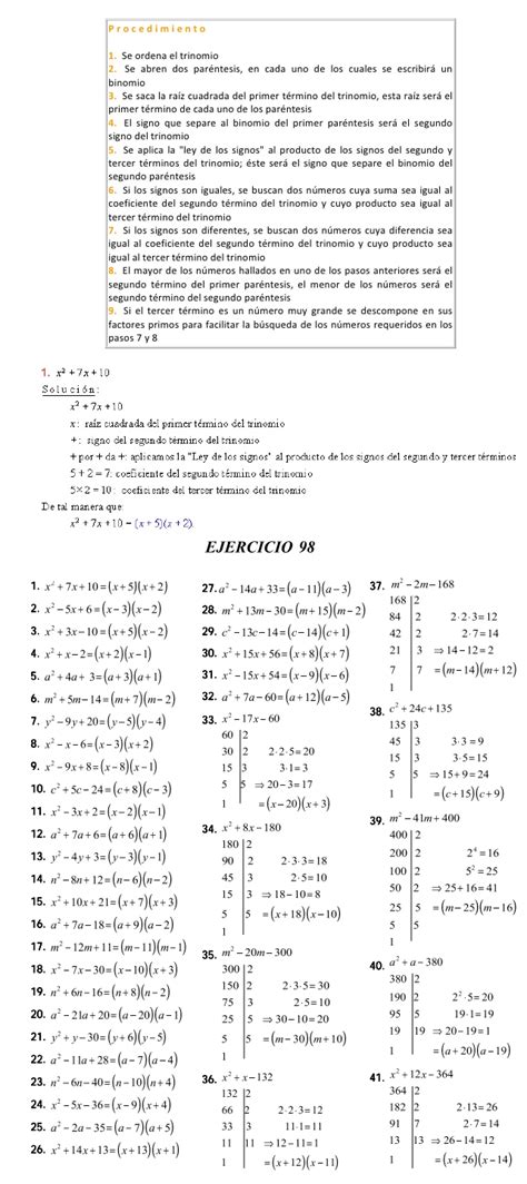 Libro de matemáticas 1sec, length: Ejercicio 89 De Baldor Resuelto Con Procedimiento - Libros ...