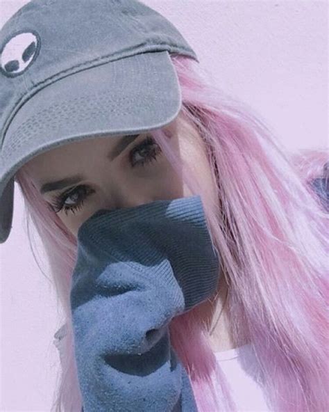 Aesthetic Pink Hair Tumblr Beautiful Cute Girl Grunge