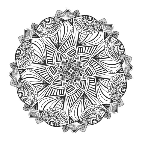 Your use of these links helps make it possible for me to continue producing free coloring pages for you to download. Ornamental floral mandala - Mandalas Adult Coloring Pages