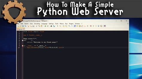 If you're a newbie, through this blog, we aim to help you build a web crawler in python for your own customized use. How To Make A Simple Python Web Server - YouTube