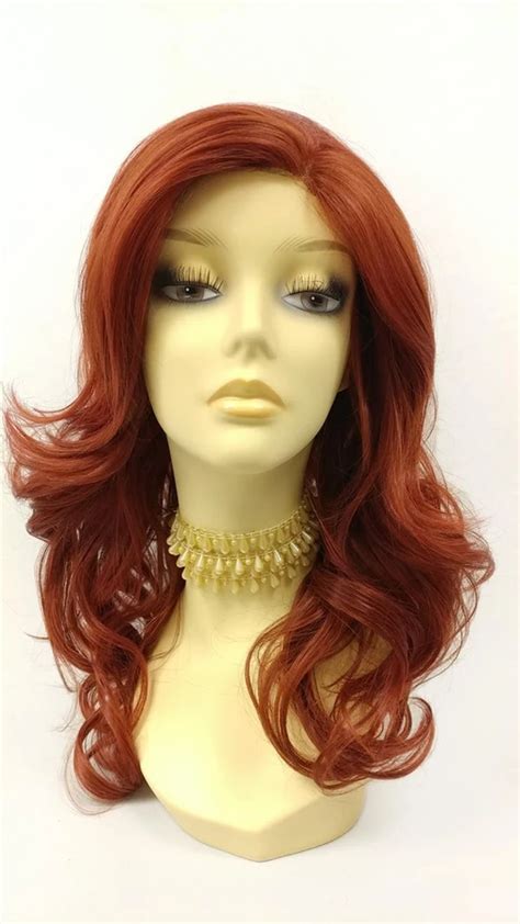 Light Auburn Long Hair Wavy Lace Front Wig Aeshaper® Your Secret To